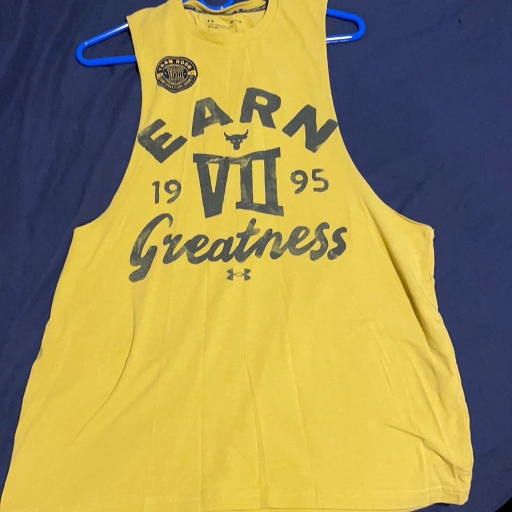 Blood sweat respect Team Rock cut off tank Size M